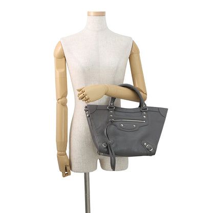 BALENCIAGA Neo-Classic Upside Down Gray702502210B01404 Leather Size M