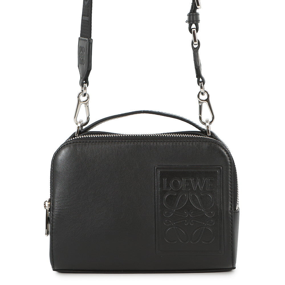 LOEWE Crossbody camera bag BlackC565R41X05 Satin Calf Leather Size Mini