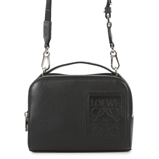 LOEWE Crossbody camera bag BlackC565R41X05 Satin Calf Leather Size Mini