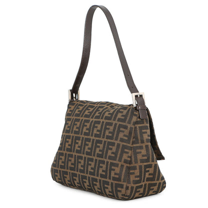 FENDI Zucca Pattern Mamma Bucket One Shoulder Bag Brown26325 Canvas