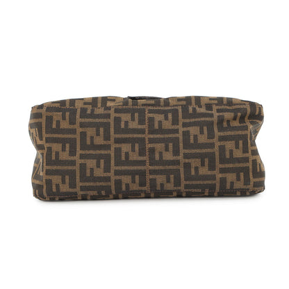 FENDI Zucca Pattern Mamma Bucket One Shoulder Bag Brown26325 Canvas