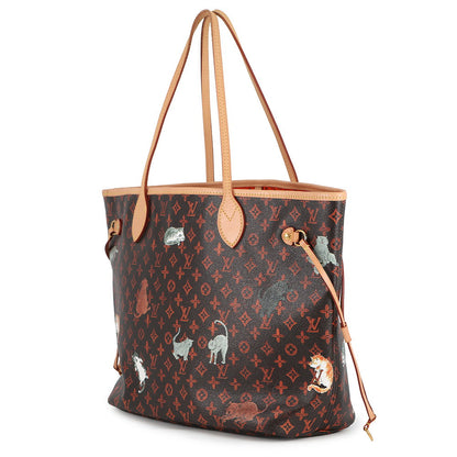 LOUIS VUITTON Neverfull Marron/OrangeM44441 Monogram・Catogram Size MM
