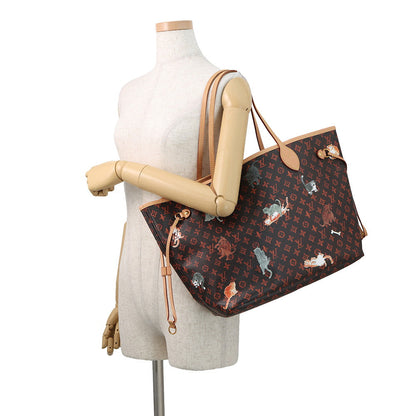 LOUIS VUITTON Neverfull Marron/OrangeM44441 Monogram・Catogram Size MM