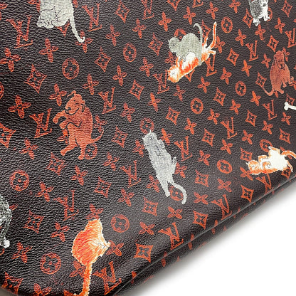 LOUIS VUITTON Neverfull Marron/OrangeM44441 Monogram・Catogram Size MM