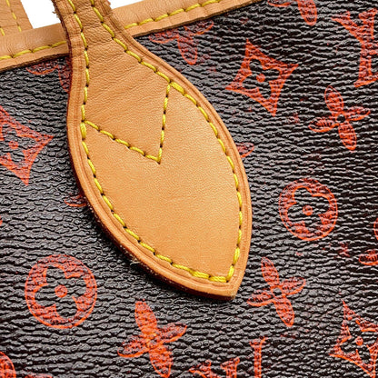 LOUIS VUITTON Neverfull Marron/OrangeM44441 Monogram・Catogram Size MM