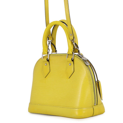 LOUIS VUITTON Alma PistachianM40981 Epi Leather Size BB