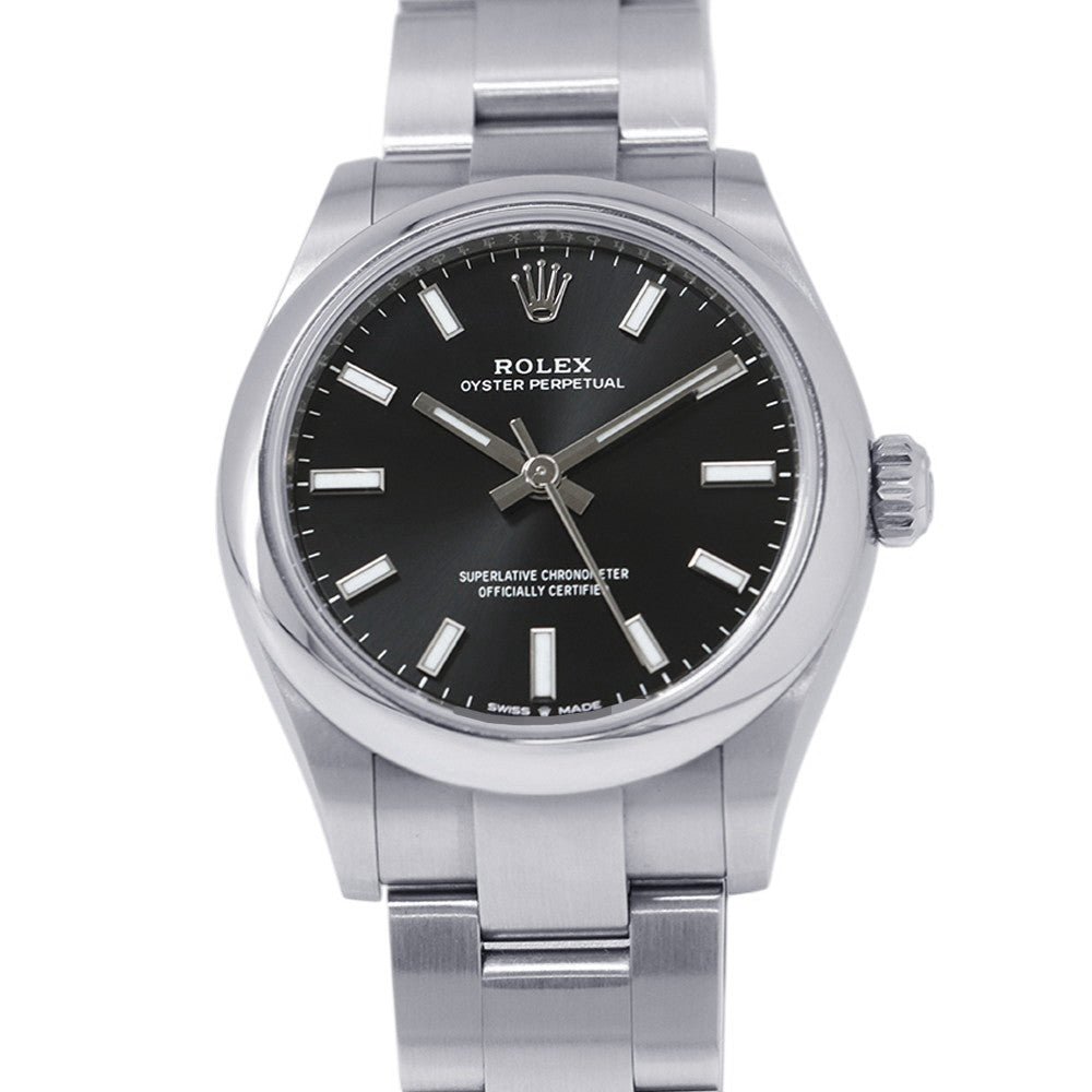 ROLEX Oyster Perpetual W31mm Stainless Steel Black Dial277200