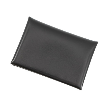 HERMES Calvi Duo Black Box Calf Leather