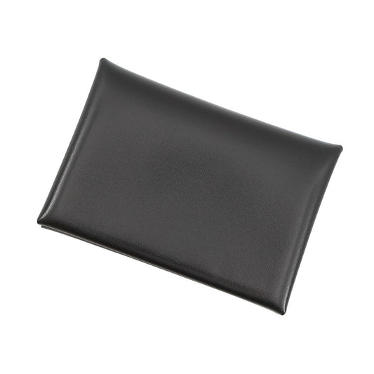 HERMES Calvi Duo Black Box Calf Leather