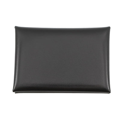 HERMES Calvi Duo Black Box Calf Leather