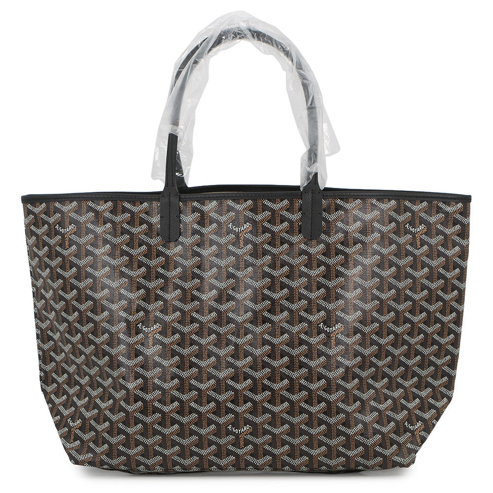 GOYARD Saint Louis BlackSTLOUIPMLTY01CL01P PVC Leather Size PM