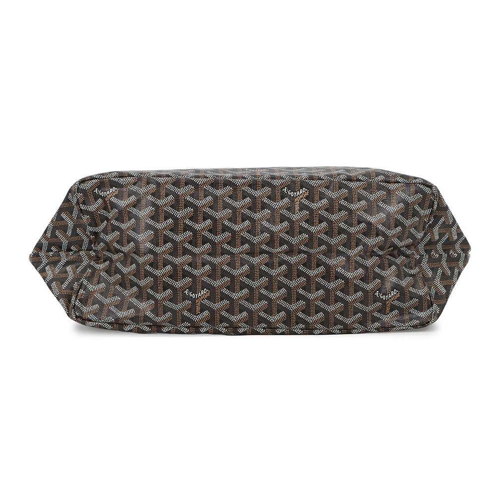 GOYARD Saint Louis BlackSTLOUIPMLTY01CL01P PVC Leather Size PM