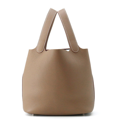 HERMES Picotin Lock Etoupe Taurillon Clemence Size MM