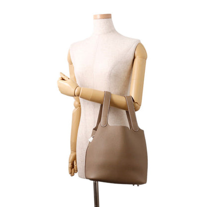 HERMES Picotin Lock Etoupe Taurillon Clemence Size MM