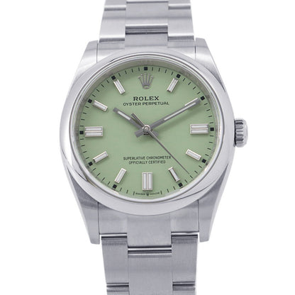 ROLEX Oyster Perpetual 36 W36mm Stainless Steel pistachio Dial126000