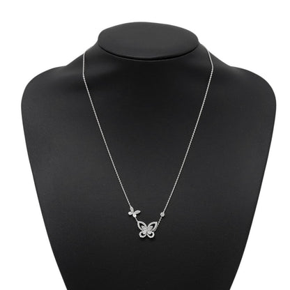 GRAFF Double Butterfly Silhouette Diamond PendantRGP745 18K White Gold