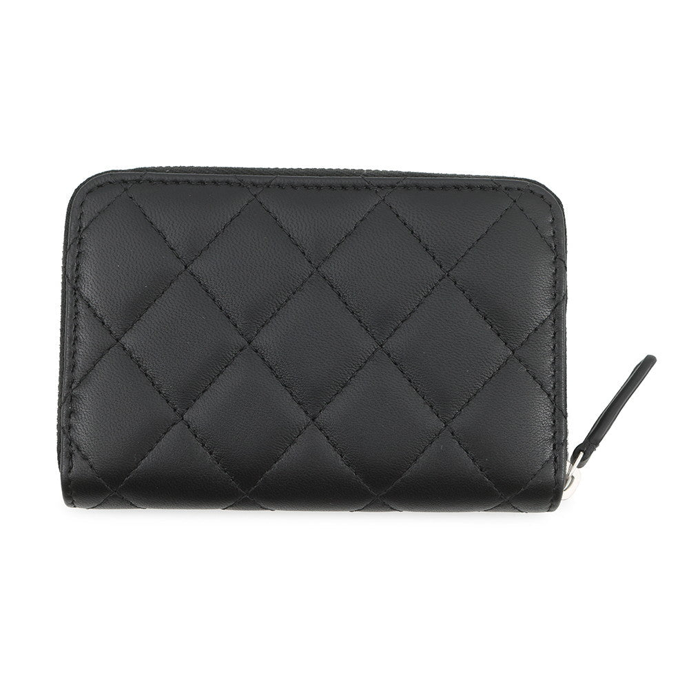 CHANEL CC Logo Star Coin Purse BlackAP3728 Lambskin