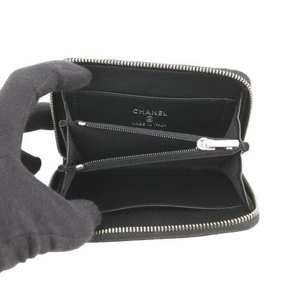 CHANEL CC Logo Star Coin Purse BlackAP3728 Lambskin