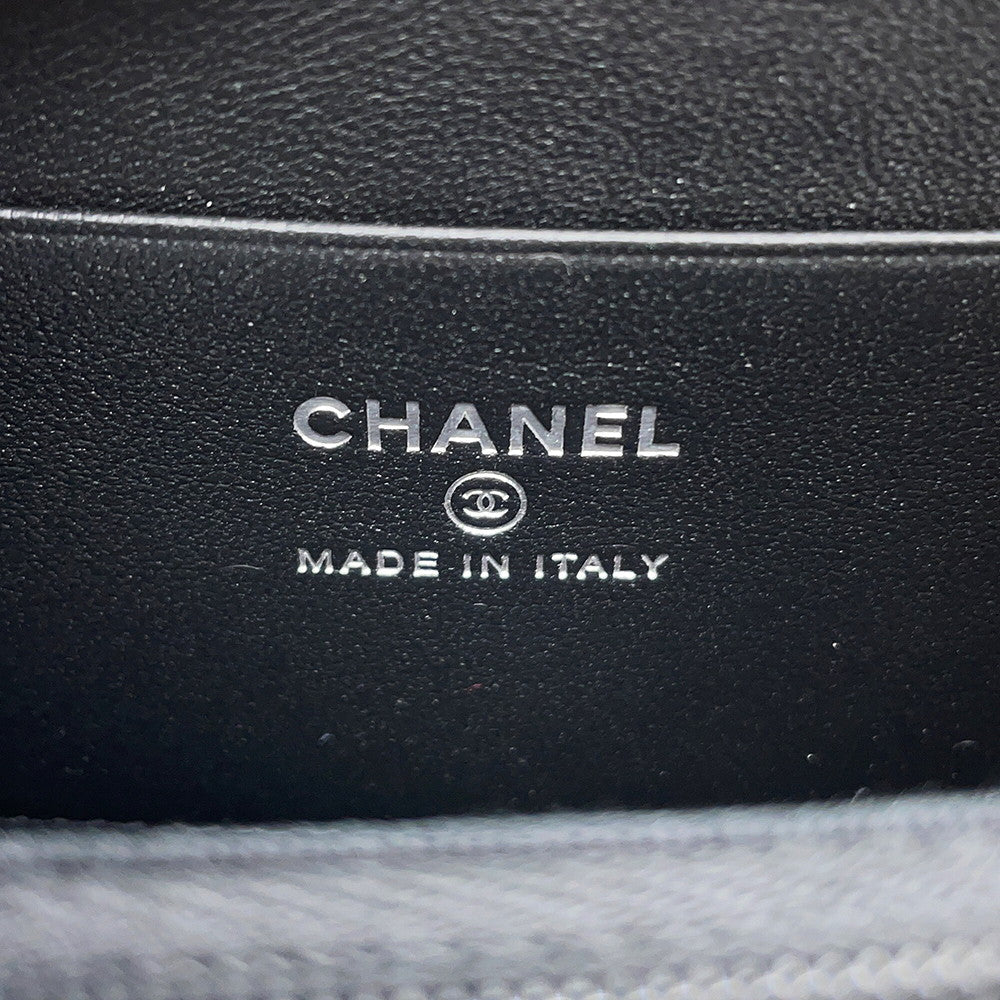 CHANEL CC Logo Star Coin Purse BlackAP3728 Lambskin