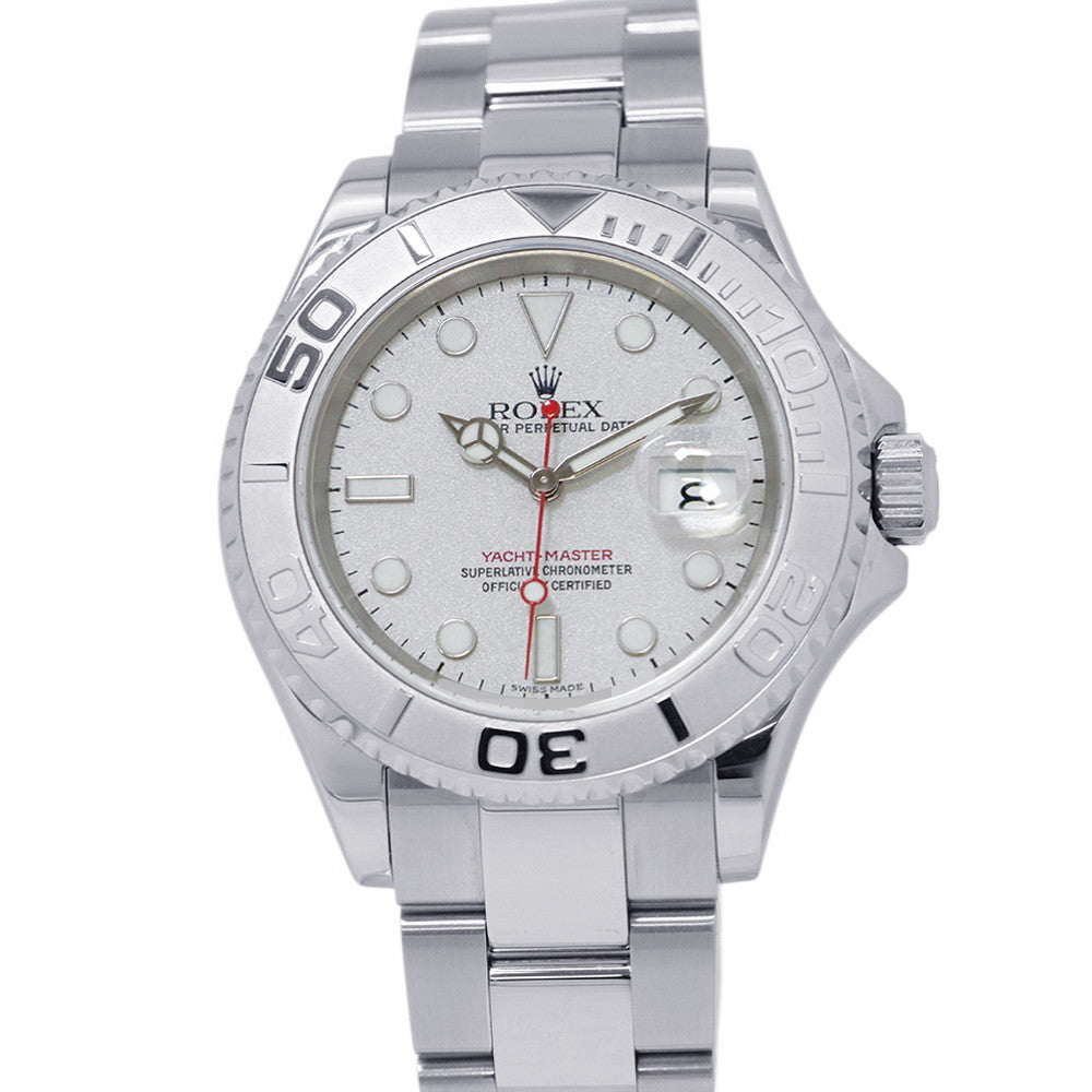 ROLEX Yacht-Master W40mm Stainless Steel PT950 Silver Dial16622