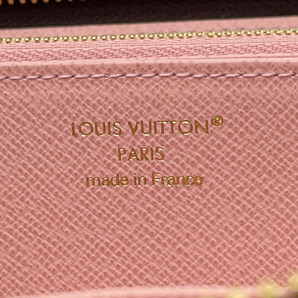 LOUIS VUITTON Zippy Wallet Rose BallerineM41894 Monogram