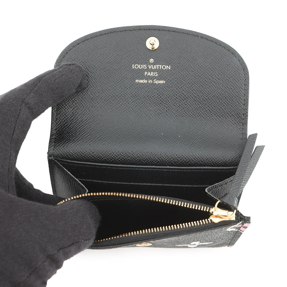 LOUIS VUITTON Rosalie Coin Purse NoirM80755 Monogram / Wild at Heart