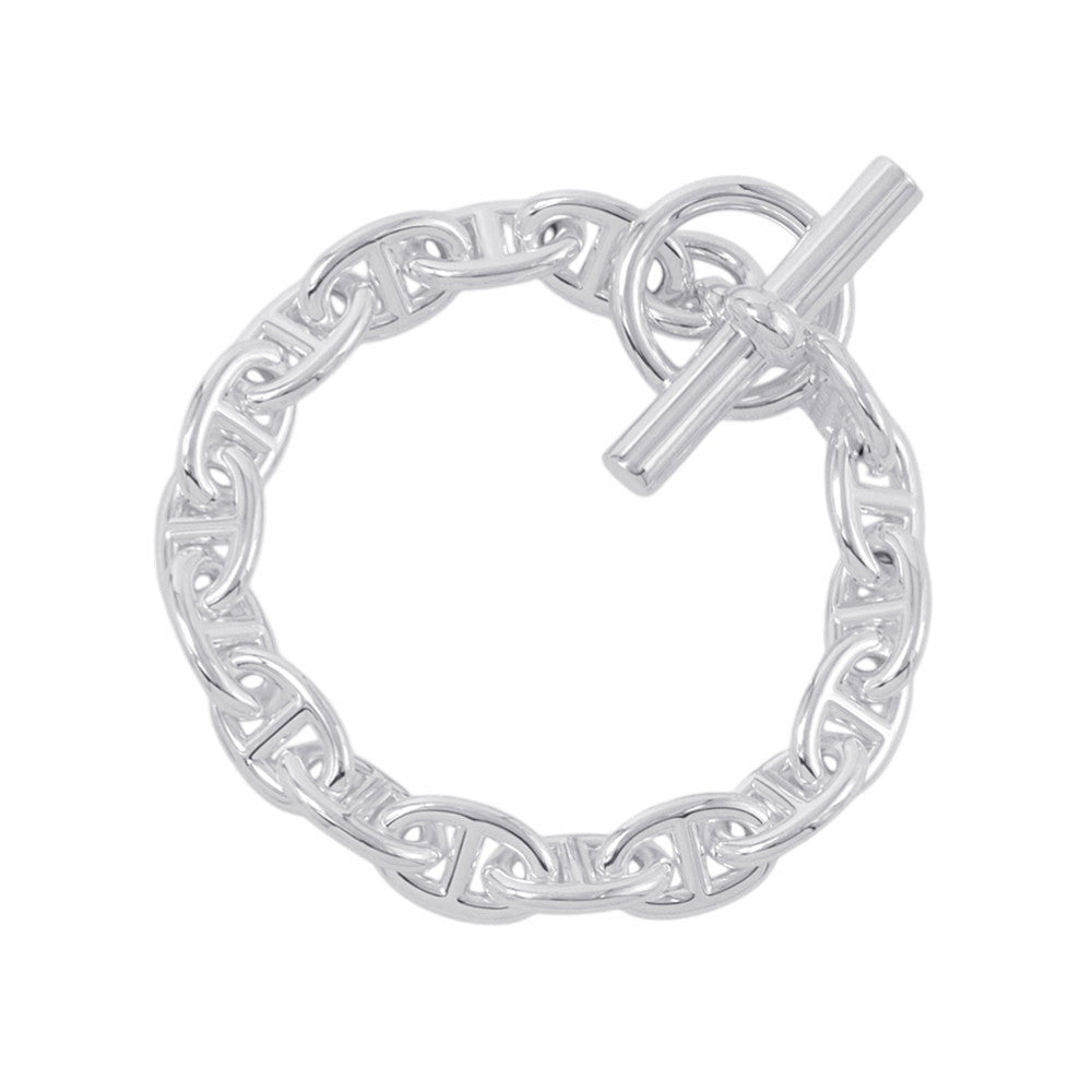 HERMES Chaine d'Ancre Bracelet 17 frames Size PM SV925