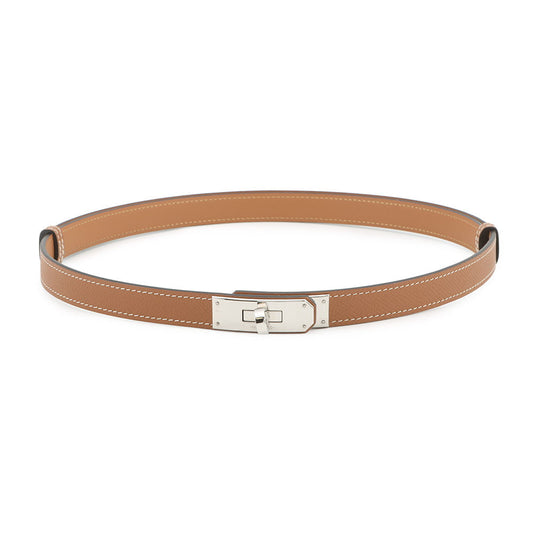 HERMES Kelly belt Gold Epsom