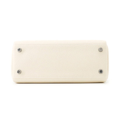 HERMES Kelly Retourne Craie Togo Leather Size 25