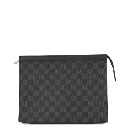 LOUIS VUITTON Pochette Voyage NoirN41696 Damier Graphite Size MM
