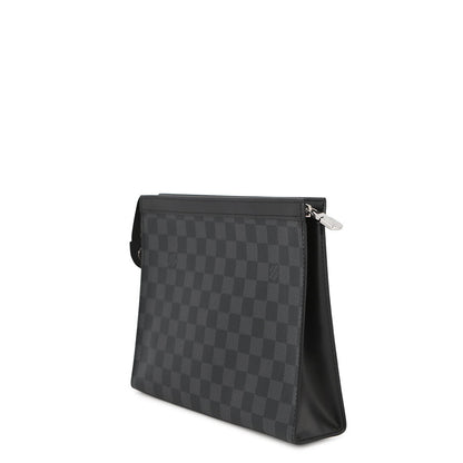 LOUIS VUITTON Pochette Voyage NoirN41696 Damier Graphite Size MM
