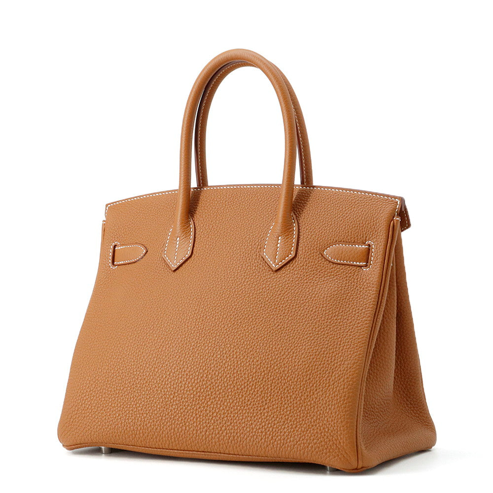 HERMES Birkin Gold Togo Leather Size 30