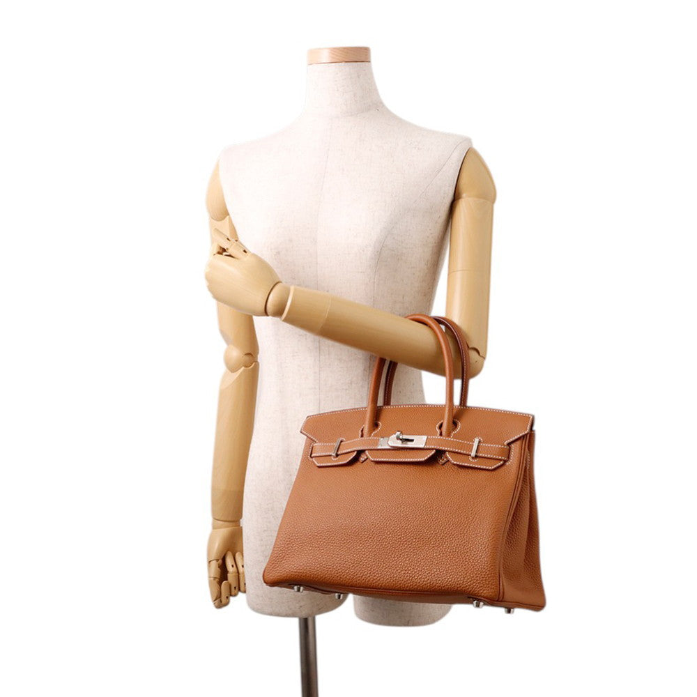 HERMES Birkin Gold Togo Leather Size 30
