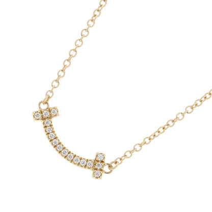TIFFANY&Co. T Smile Pendant Size Mini62617683 18K Yellow Gold
