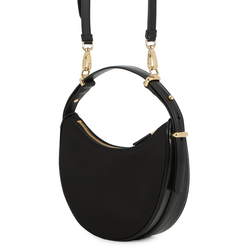 PRADA Arkhe 2WAY Shoulder Bag Black1BC194 Nylon Leather Size Small