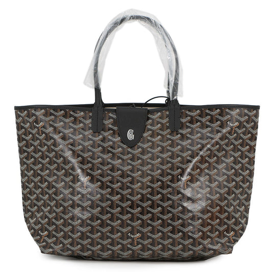 GOYARD Saint Louis with clip BlackSTLCROPMLTY01CL01P PVC Leather Size PM