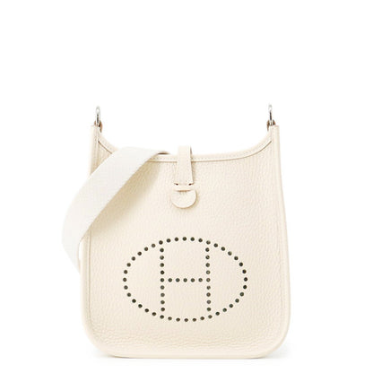HERMES Evelyne Long Craie Taurillon Clemence Size TPM