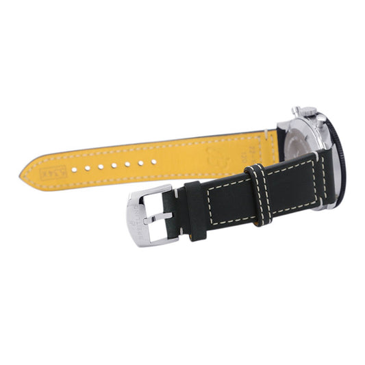 BREITLING Classic AVI REF. 765 Re-Edition W41mm Stainless Steel Leather Black DialAB09451A1B1X1