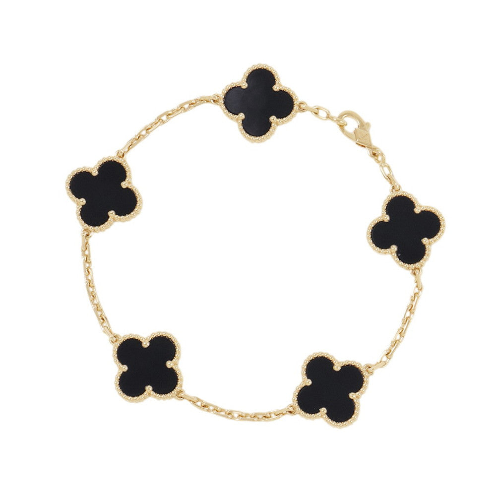 Van Cleef & Arpels Vintage Alhambra Bracelet 5 motifsVCARA41300 18K Yellow Gold