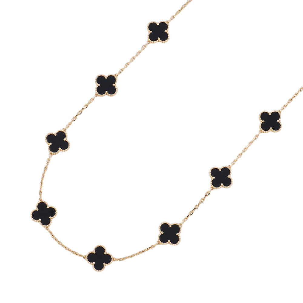 Van Cleef & Arpels Vintage Alhambra Necklace 10 MotifsVCARA42700 18K Yellow Gold
