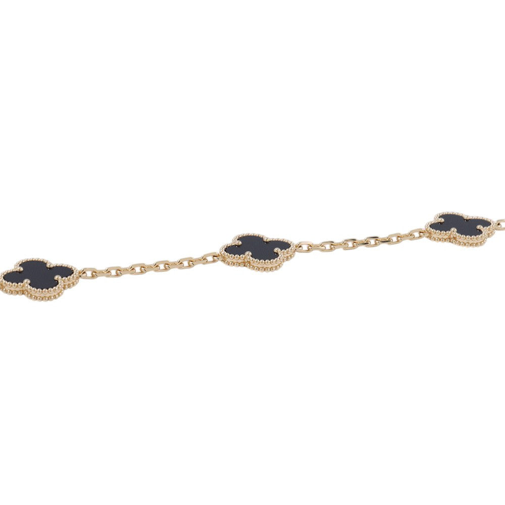 Van Cleef & Arpels Vintage Alhambra Necklace 10 MotifsVCARA42700 18K Yellow Gold