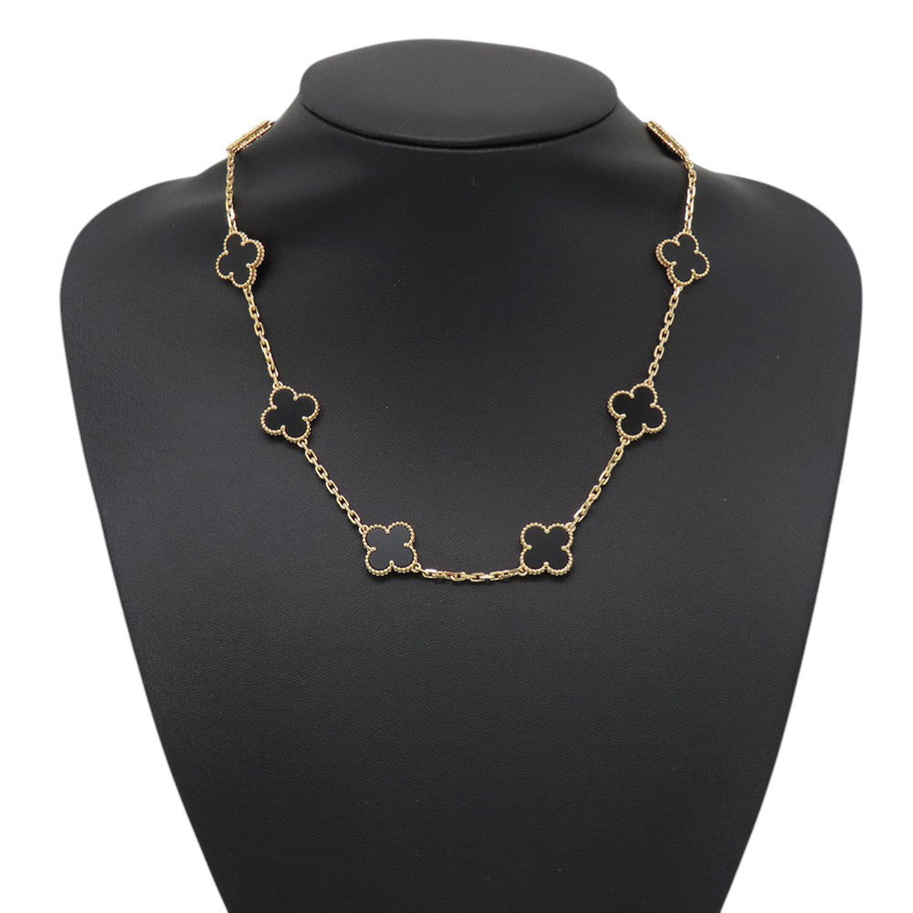 Van Cleef & Arpels Vintage Alhambra Necklace 10 MotifsVCARA42700 18K Yellow Gold
