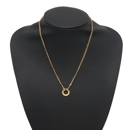 CARTIER Love Circle Diamond NecklaceB7219500 18K Yellow Gold
