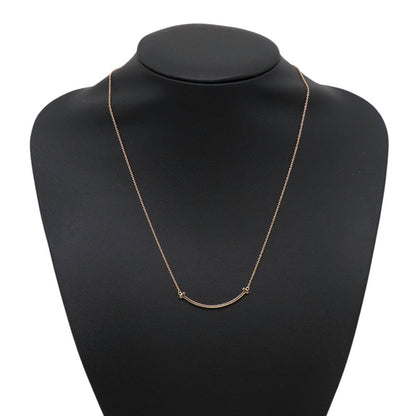 TIFFANY&Co. T Smile Smile Pendant Size Small60011678 18K Pink Gold