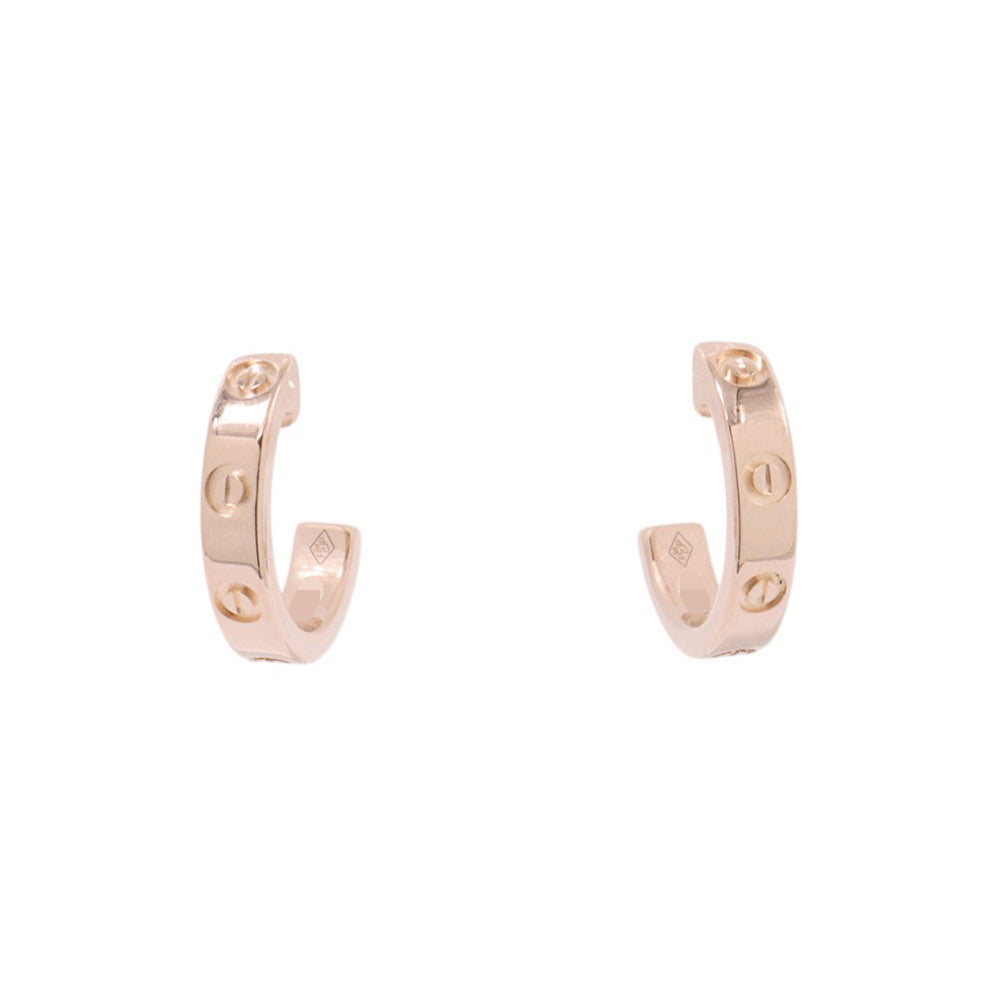 CARTIER Mini Love Earrings Size SmallB8029000 18K Pink Gold