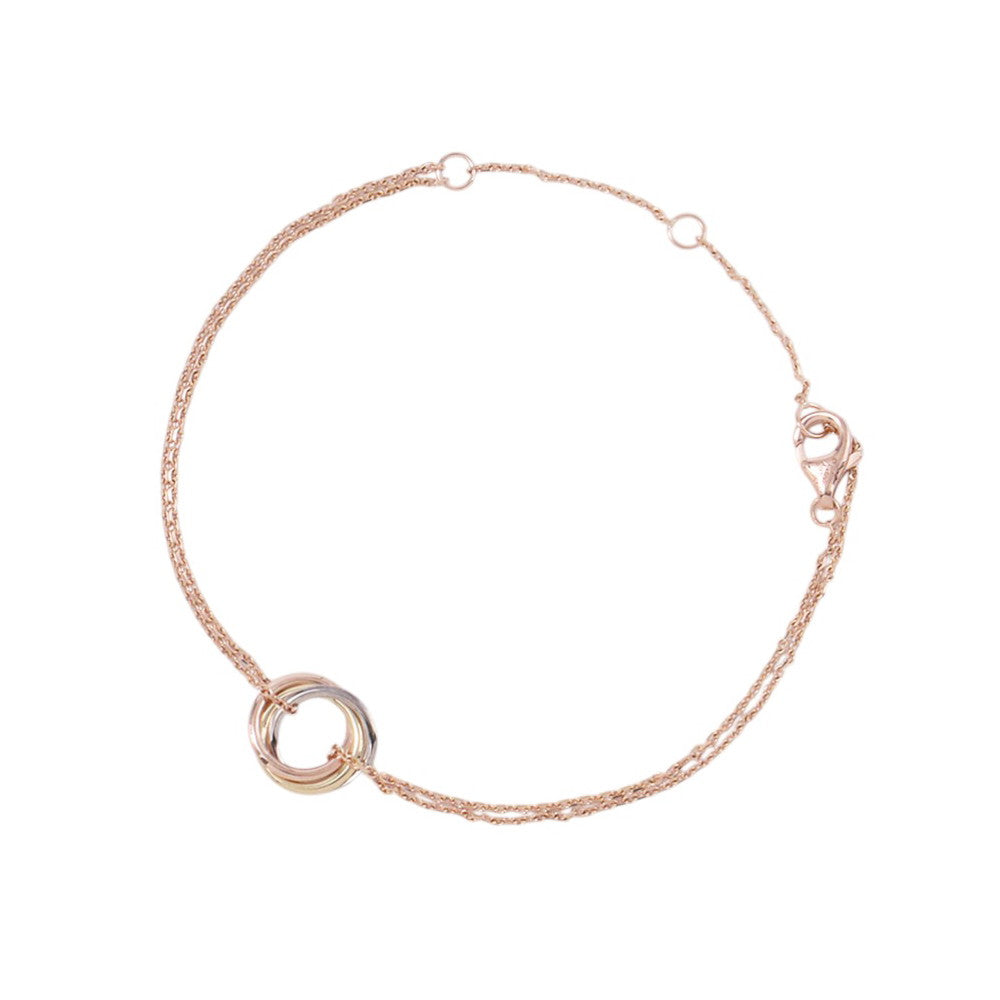 CARTIER Trinity BraceletB6036818 K18YG K18WG K18PG