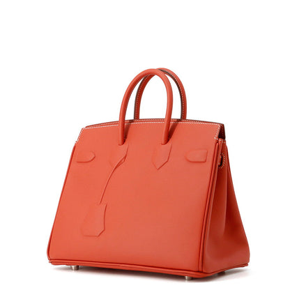 HERMES Birkin Shadow Sanguine Swift Leather Size 25