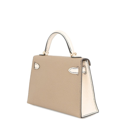 HERMES Mini Kelly2 SPO Gris Tourterelle/Nata Chevre Myzore Goatskin