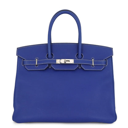 HERMES Birkin candy Blue Electric/Mykonos Epsom Size 35