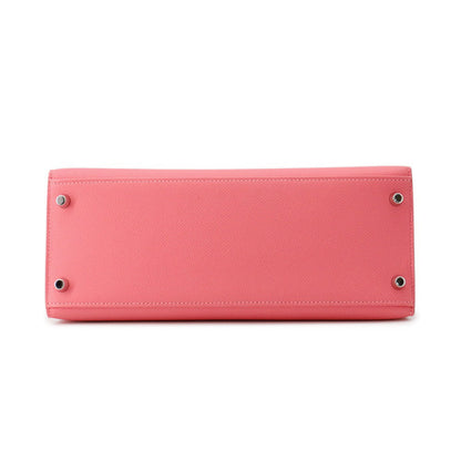 HERMES Kelly Sellier Rose Azalee Epsom Size 28